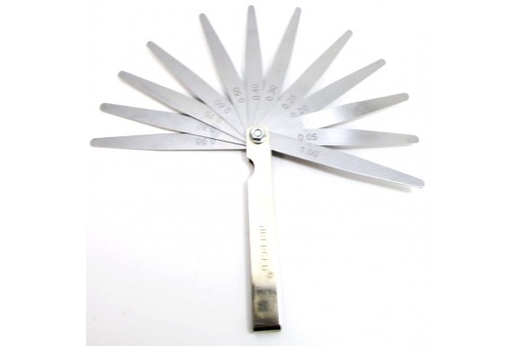 Voelermaat metrich 0,05 tot 1,0 mm 13 diktes